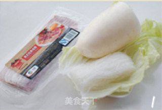 Steamed Bacon with Garlic Vermicelli recipe