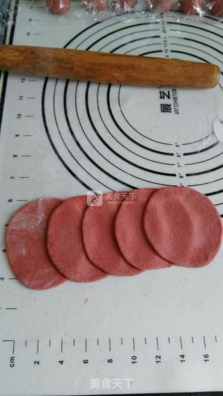 #新良首第届烤大赛#rose Garland Bread with A Full Moon and Flowers recipe