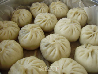 Home-cooked Staple Food-pork Buns with Cabbage Sauce recipe