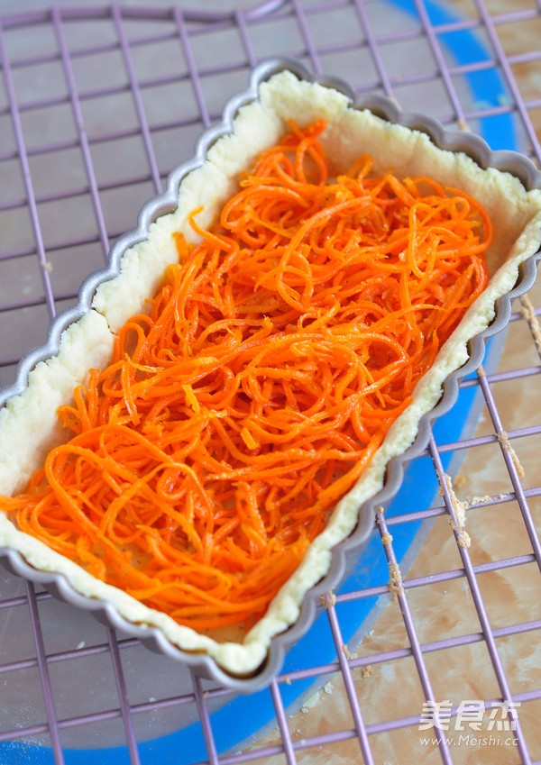Carrot Cheese Savory Pie recipe