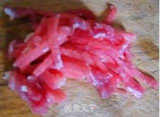 Stir-fried Mustard with Shredded Pork recipe