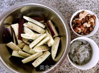 Eggplant Claypot with Minced Meat and Vermicelli recipe