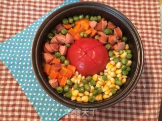 A Tomato Steamed Rice recipe
