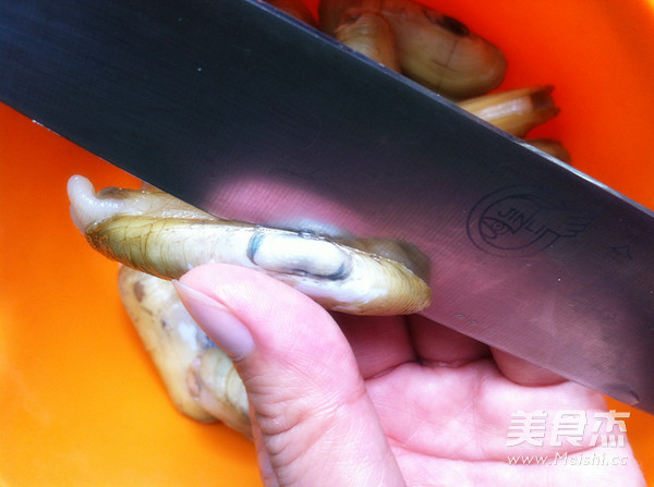 Steamed Razor Clams recipe