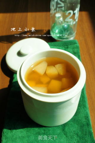 【stewed Pear with Chinese Herbal Medicine】 recipe