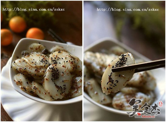 Sesame Osmanthus Sugar Rice Cake recipe