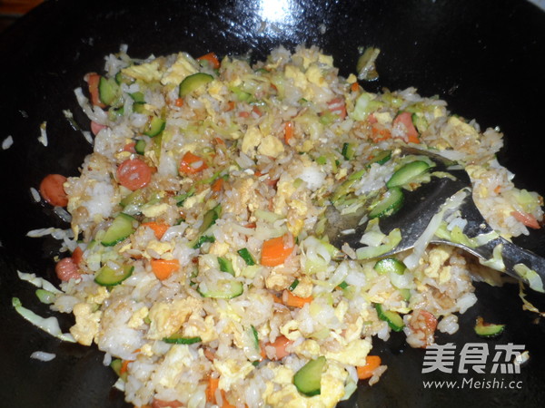 Five Egg Fried Rice recipe