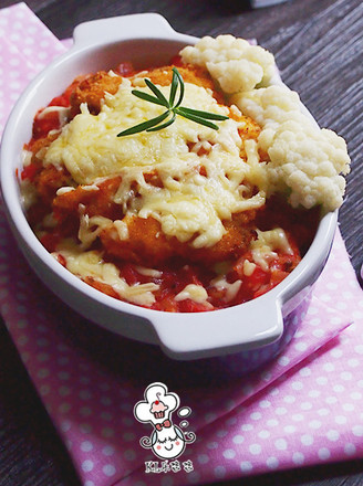 Pork Chop and Cheese Baked Rice recipe