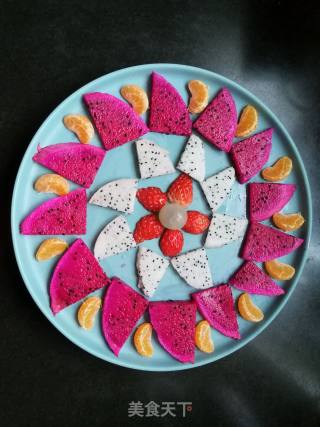 Fruit Plate: Colorful Rotating Windmill recipe