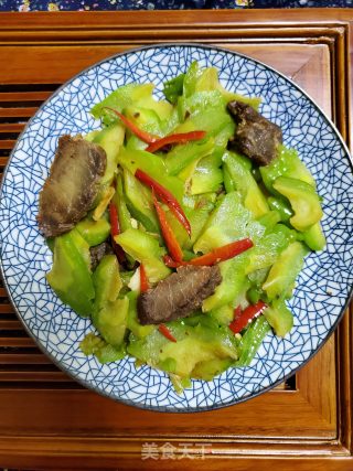 Char Siew and Stir-fried Bitter Gourd recipe