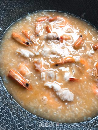 Shrimp and Lean Pork Congee recipe