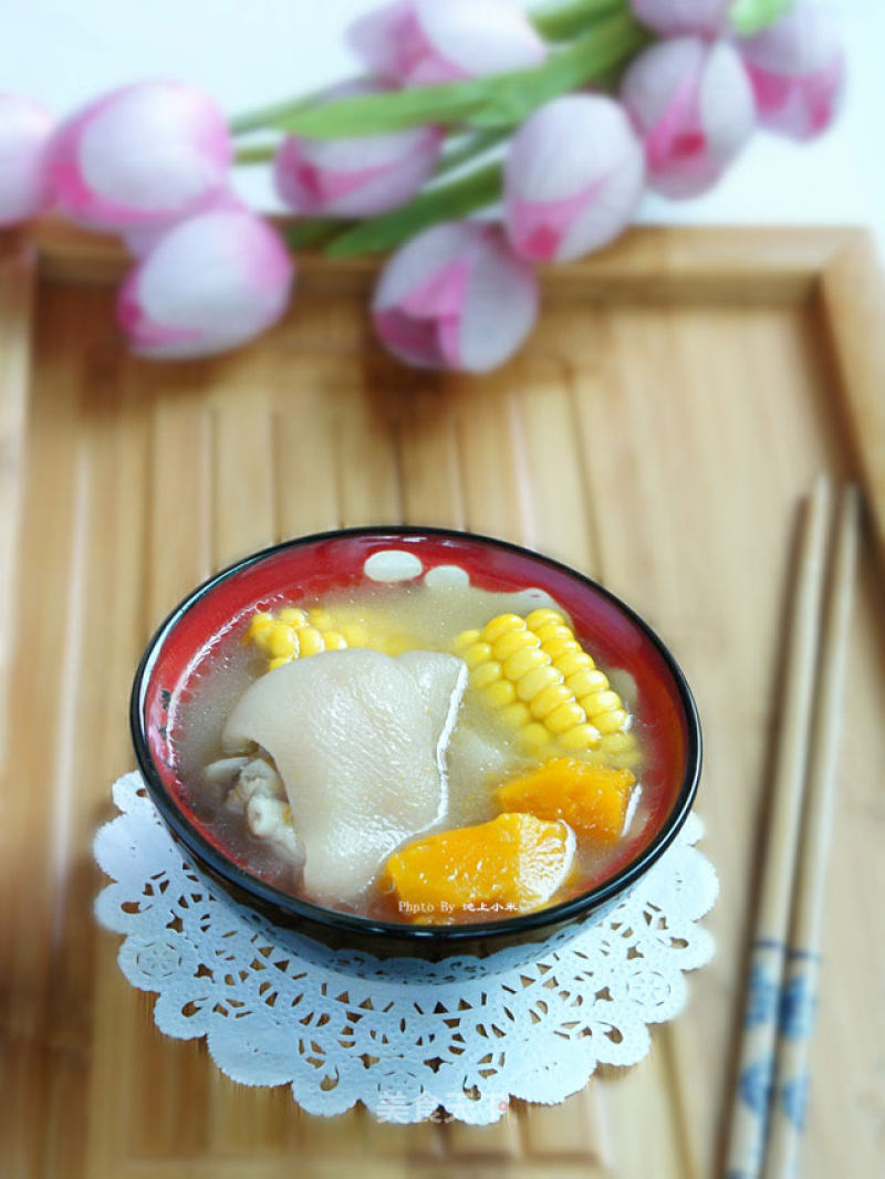 Pumpkin and Corn Hoof Soup recipe