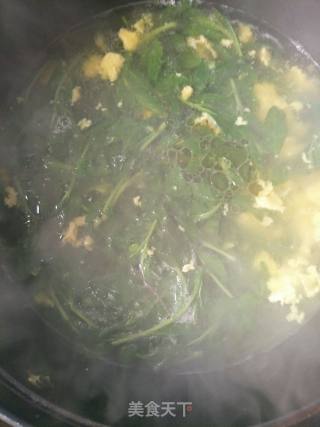 Wolfberry Leaf Egg Soup recipe