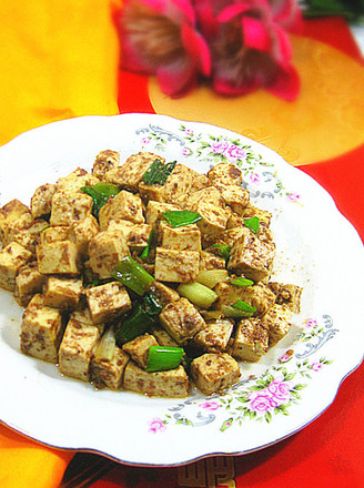 Stir-fried Tofu with Shrimp Paste recipe