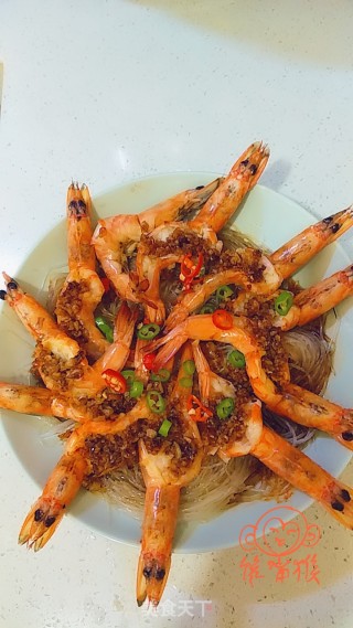 Golden Garlic Vermicelli Shrimp recipe