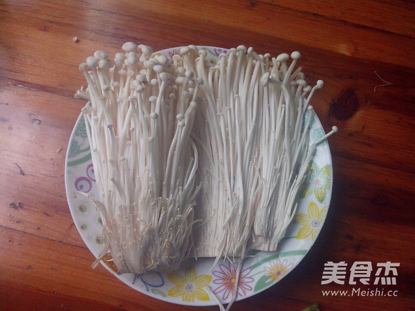 Minced Meat Enoki Mushroom recipe