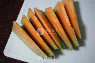 Cantaloupe Coconut Milk Dragon Fruit Popsicle recipe