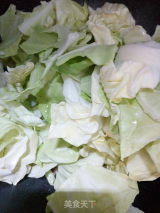 Shredded Cabbage with Minced Meat recipe