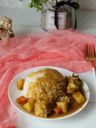 Curry Chicken Drumstick Rice recipe