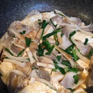 Stewed Tofu with Mushroom recipe