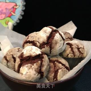 Chocolate Crackle Cookies recipe