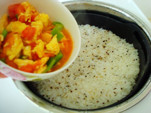 Spicy Egg Rice Bowl recipe