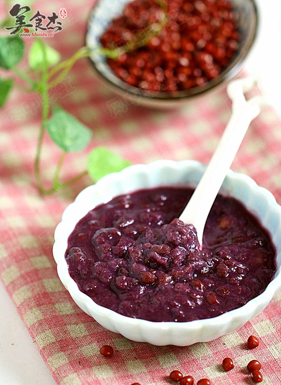 Red Bean and Purple Sweet Potato Soup recipe
