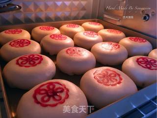 #aca Fourth Session Baking Contest# Making Erotic Mochi Rose Bean Paste Cake recipe