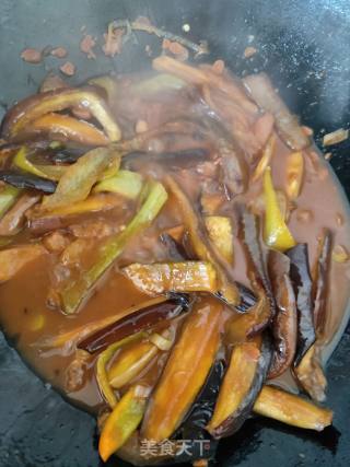 Braised Eggplant Peppers with Less Oil Sauce recipe