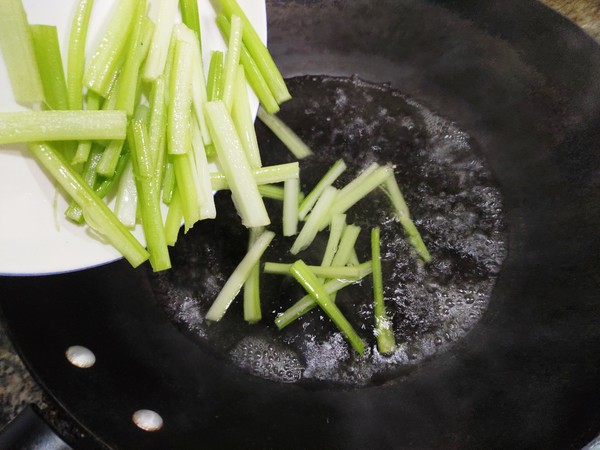 Celery Salad with Beef Tripe recipe
