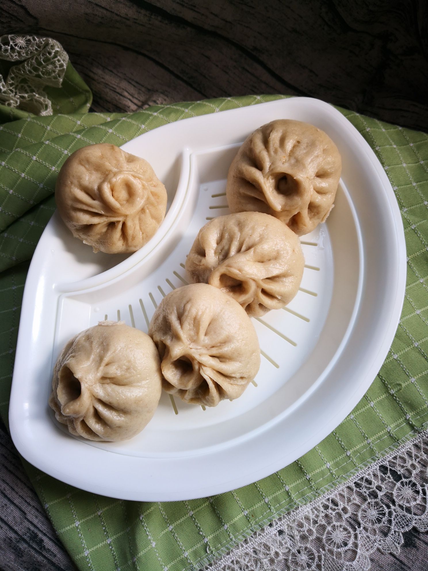 Soba Noodles Meat-flavored Buns recipe