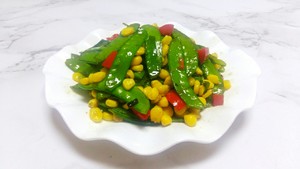 Three Color Snow Peas recipe