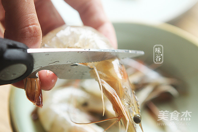 Emerald Shrimp Steamed Egg recipe
