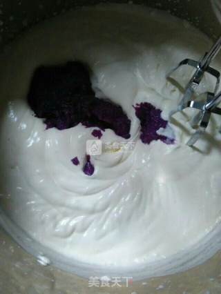 3 Kinds of Ingredients to Make without Stirring-purple Sweet Potato Ice Cream recipe