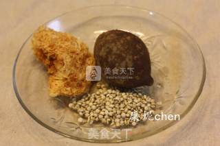 Purple Sweet Potato Barley and White Fungus Soup recipe