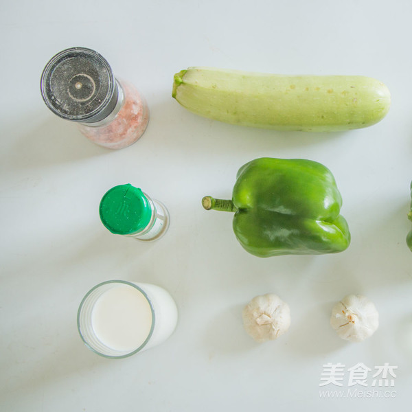 Roasted Green Pepper Cheese Pasta Sauce recipe