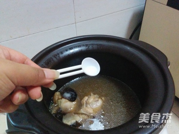 Supor Chicken Leg Mushroom Soup recipe