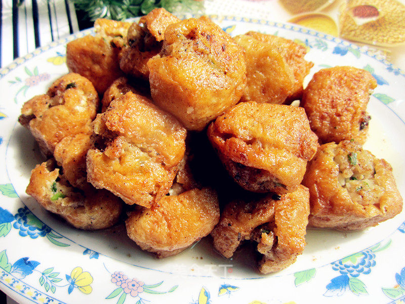 Home Cooking-stuffed Pork with Tofu in Oil recipe