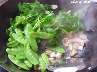 Stir-fried Pork with Three Vegetables recipe