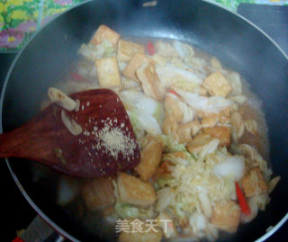 Tofu Stewed with Cabbage recipe