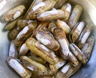 Assorted Razor Clams recipe