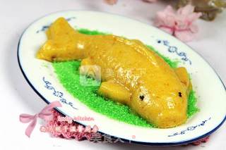 #aca烤明星大赛#golden Rice Cake Fish recipe