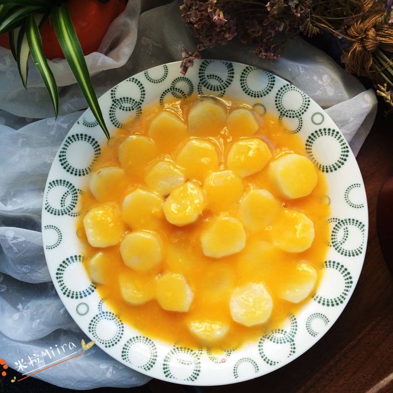 Mango Juice Pouring Yam recipe