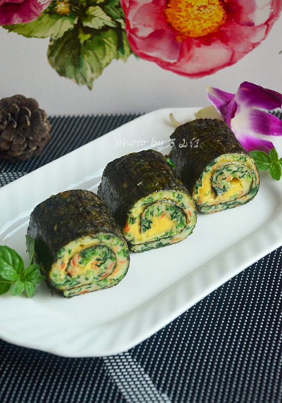 Vegetable Cheese Nori Roll recipe