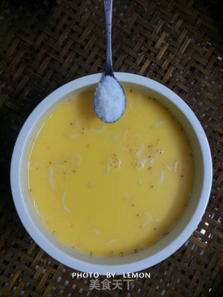 Delicious and Invincible~spring Health Soup~scallops, Whitebait, Sea Rice Custard recipe