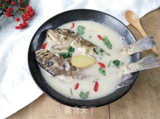#trust之美#milk White Black Fish Soup recipe