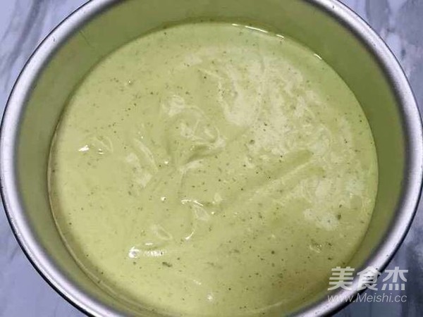 Spinach Chiffon Cake recipe