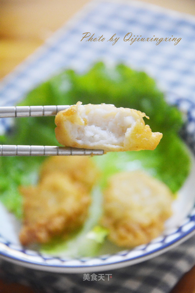 Fried Sea Bass Balls recipe