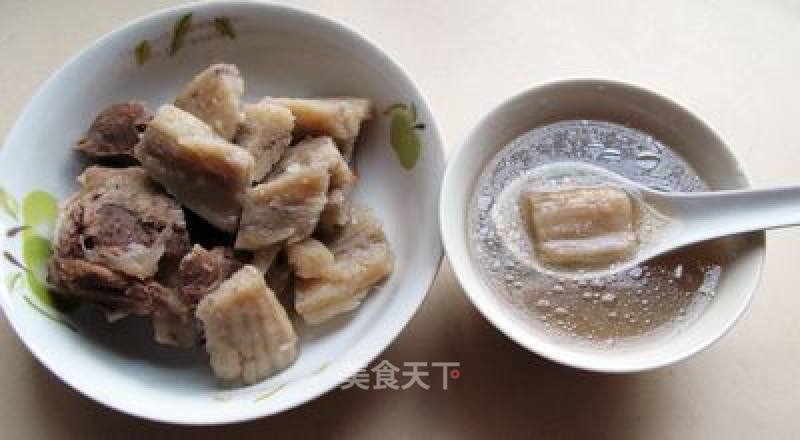 Lazy Moves --- Pressure Cooker Steamed Rice + Fen Ge Fan Bone Soup recipe