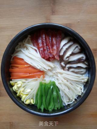 #花样美食#～stone Pot Bibimbap recipe